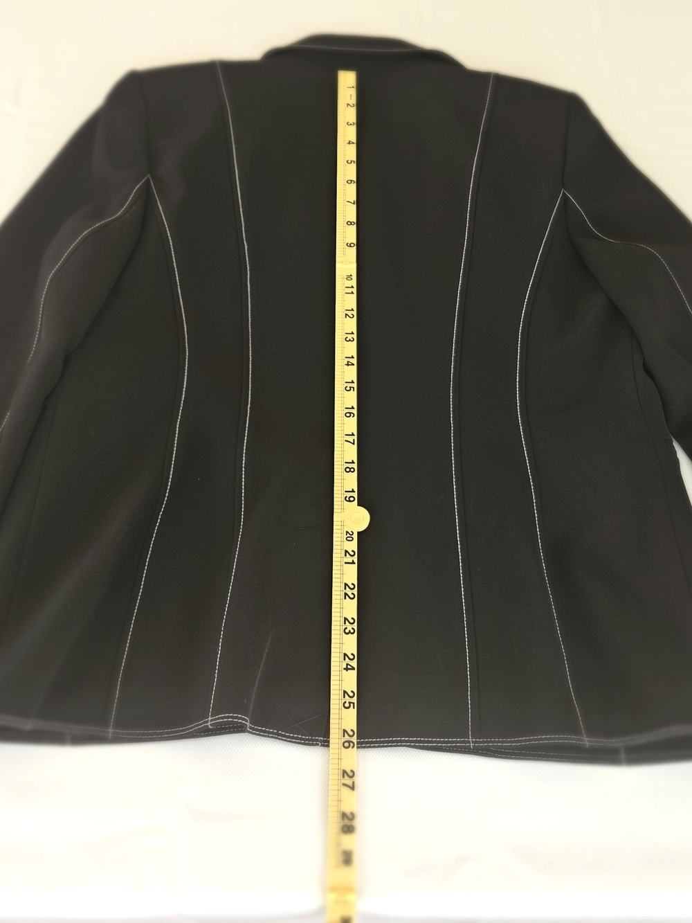 ​Donna Karan New York Women's Double-Breasted Contrast Stitch Blazer - Size L - Picture 16 of 16